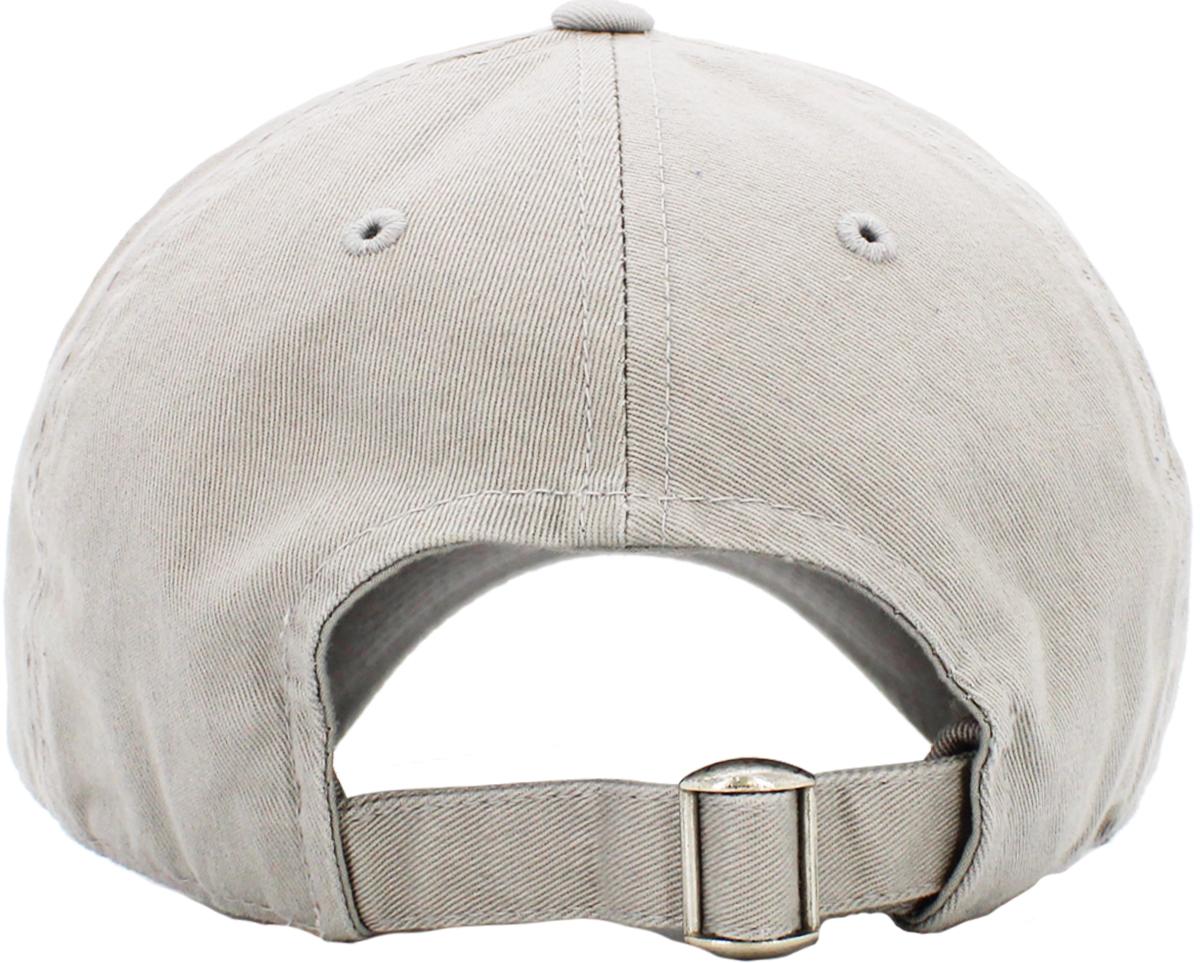 Light Grey dad hat rear view